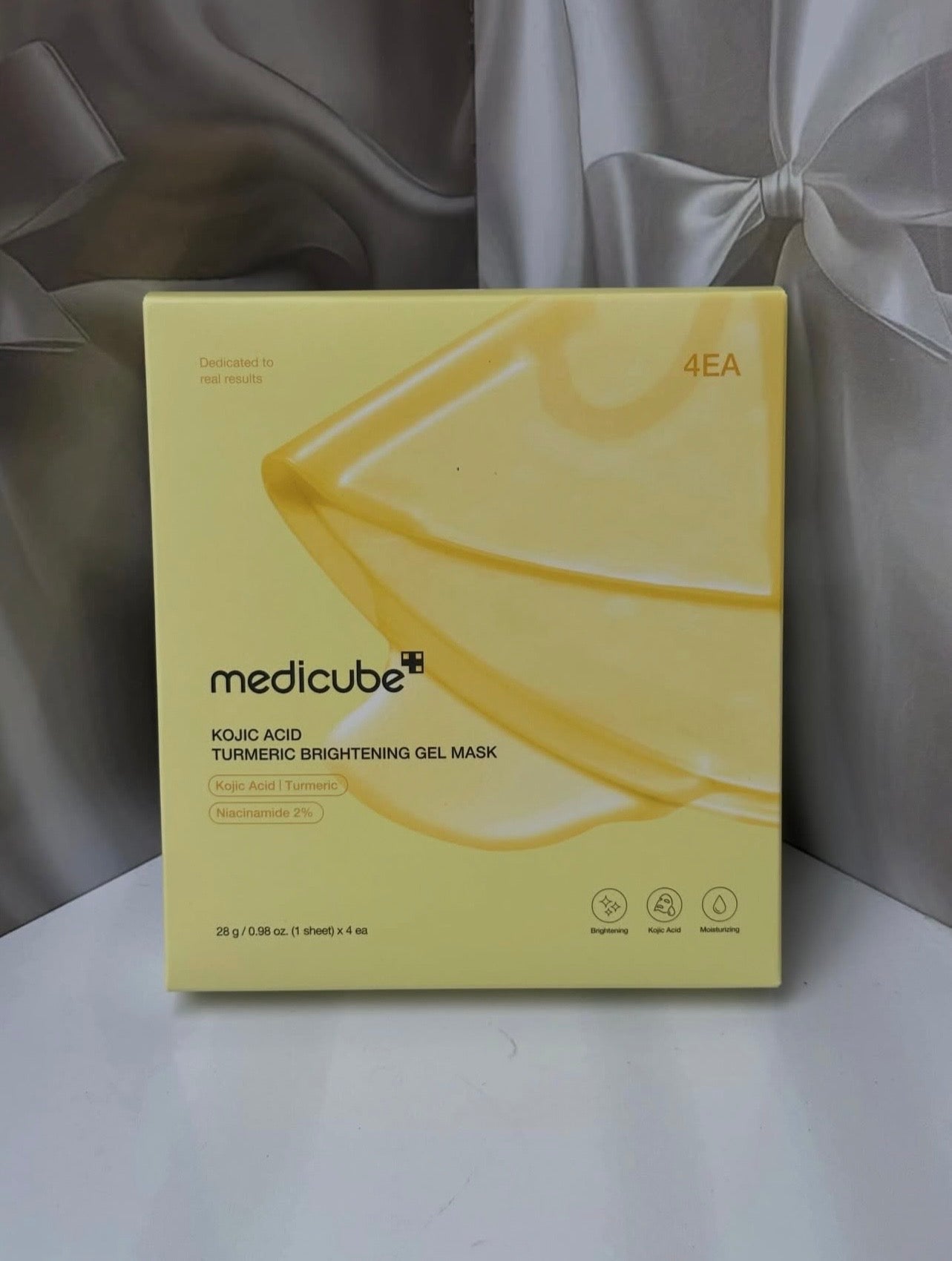Medicube Kojic Acid & Turmeric Brightening Gel Mask — 4 x 28g