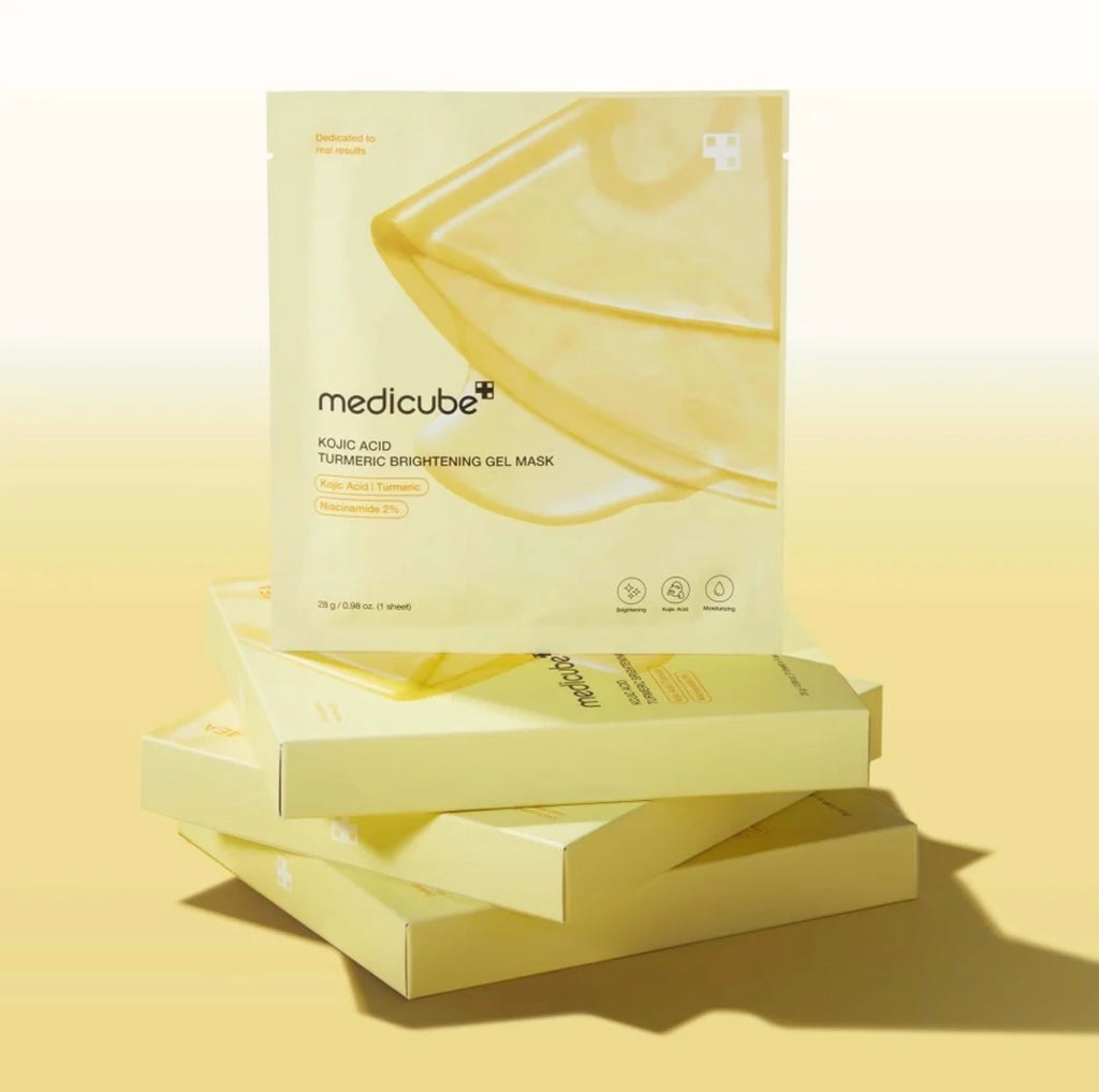 Medicube Kojic Acid & Turmeric Brightening Gel Mask — 4 x 28g